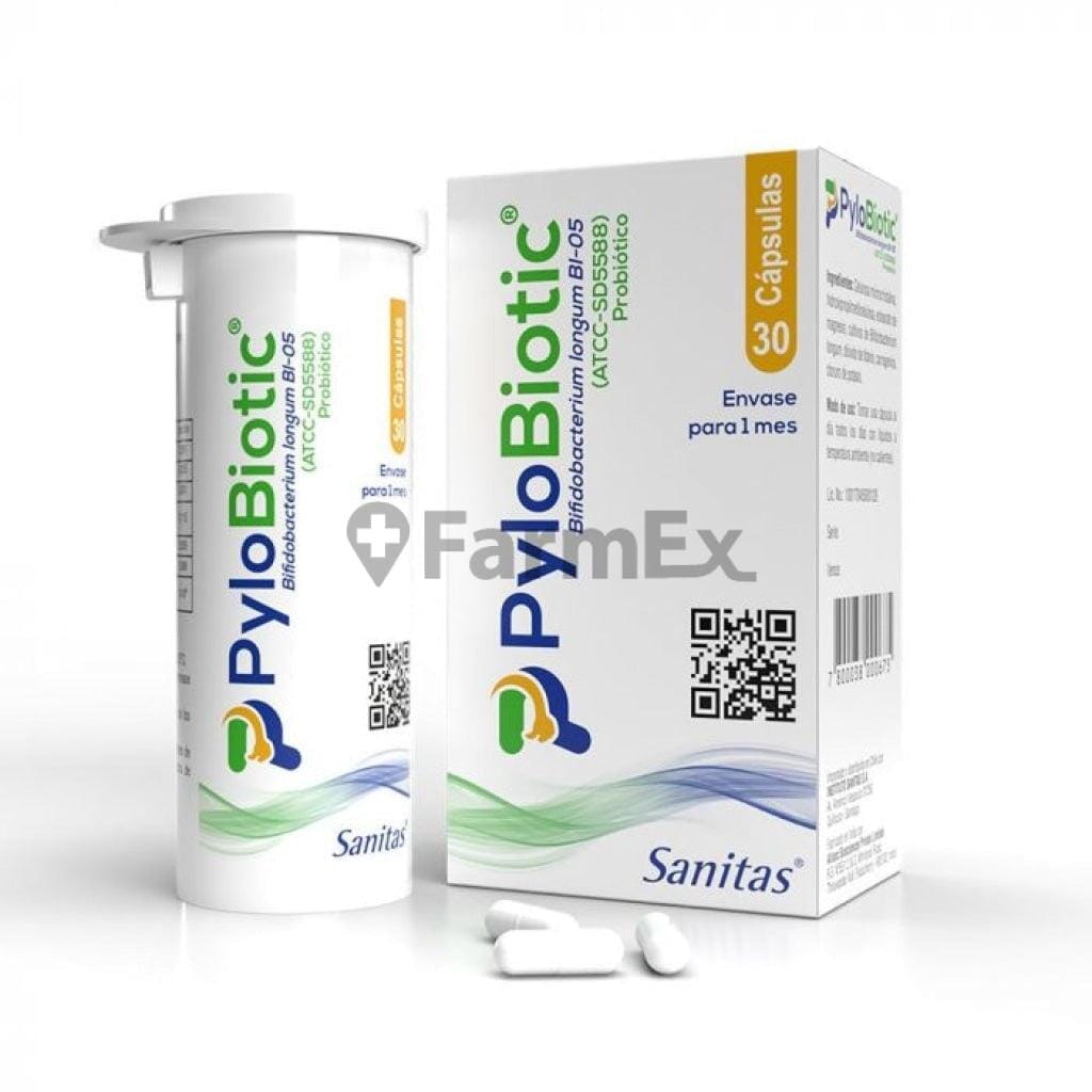 Pylobiotic x 30 cápsulas Farmex-Fonasa-Persistente